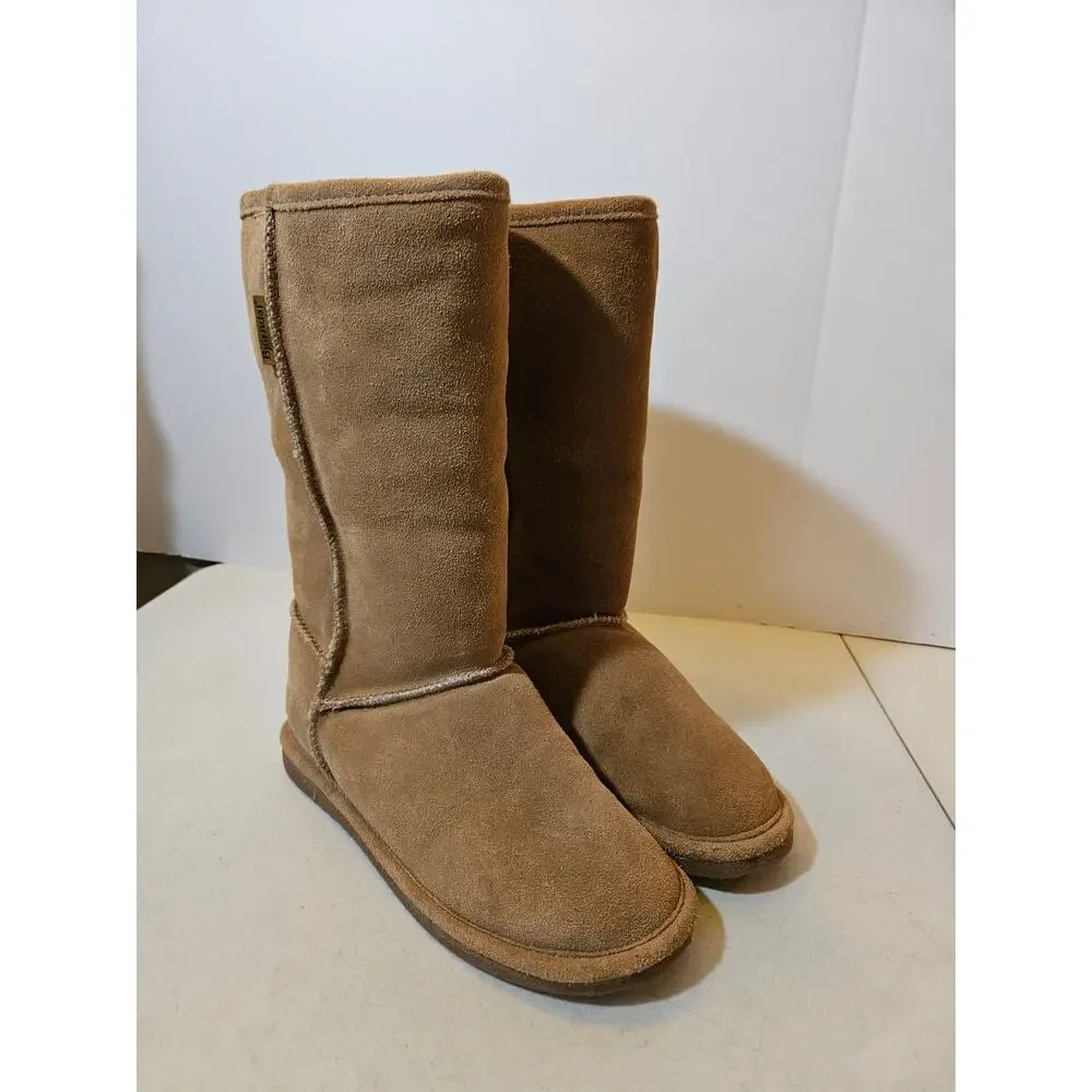 Bjorndal womens brown suede leather boots - size 7